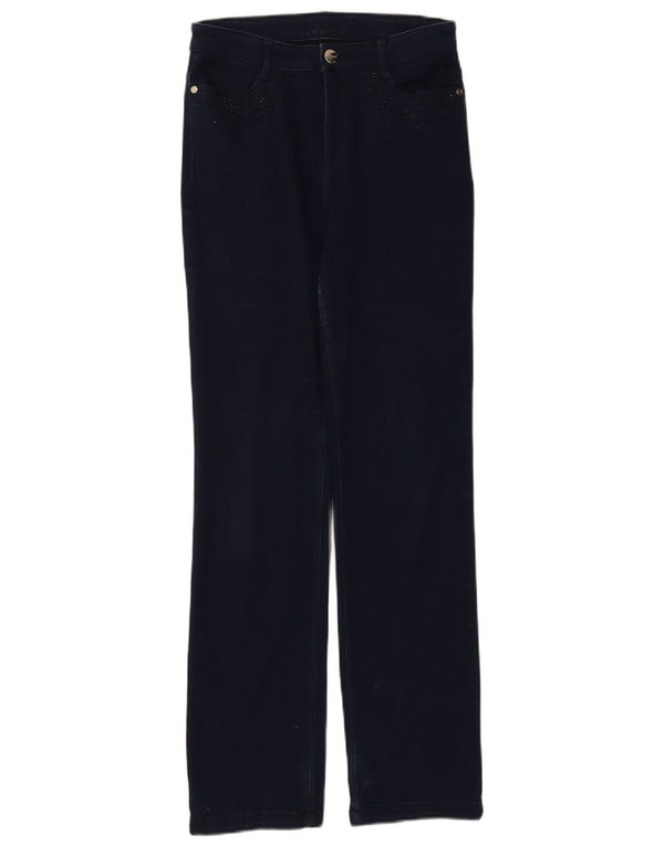 Marks & Spencer Jean droit pour femme UK 10 Small W27 L30 Bleu marine