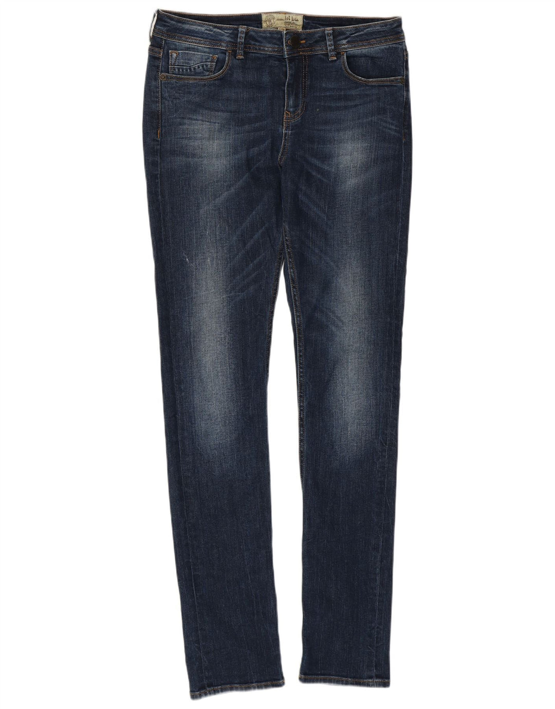 Fat Face Jean slim pour femme UK 10 Small W30 L31 Bleu Coton