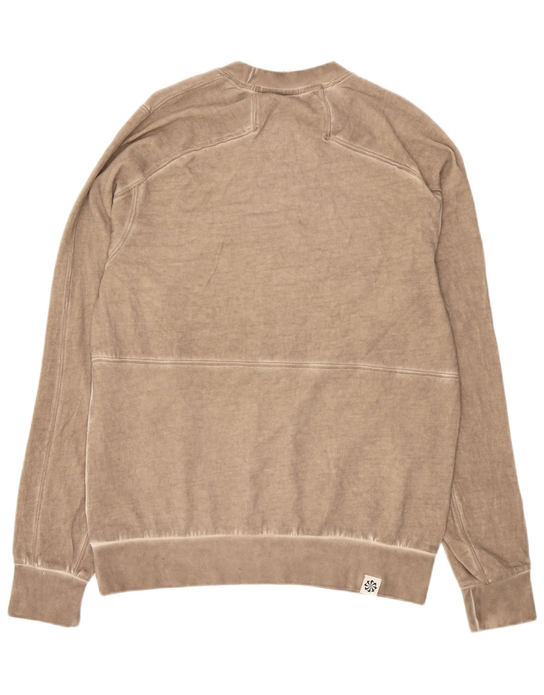 Nike Sweat-shirt graphique en coton beige moyen pour homme