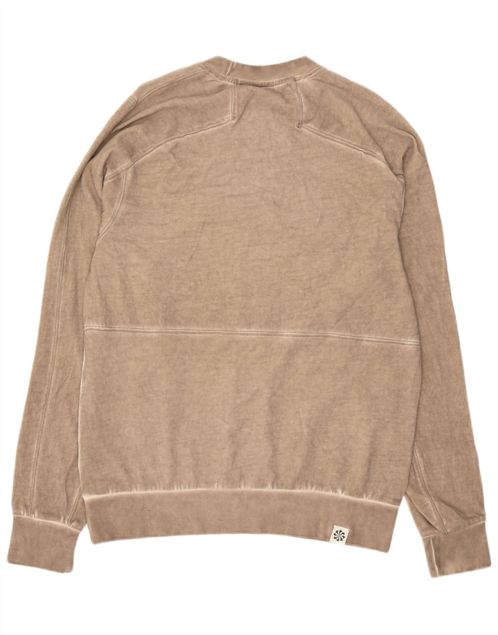 Nike Sweat-shirt graphique en coton beige moyen pour homme