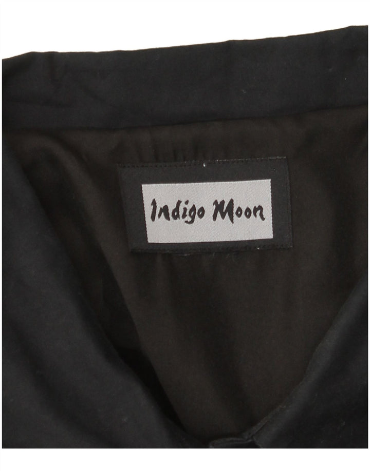 INDIGO MOON Veste bomber surdimensionnée pour femme UK 22 3XL Papillon noir