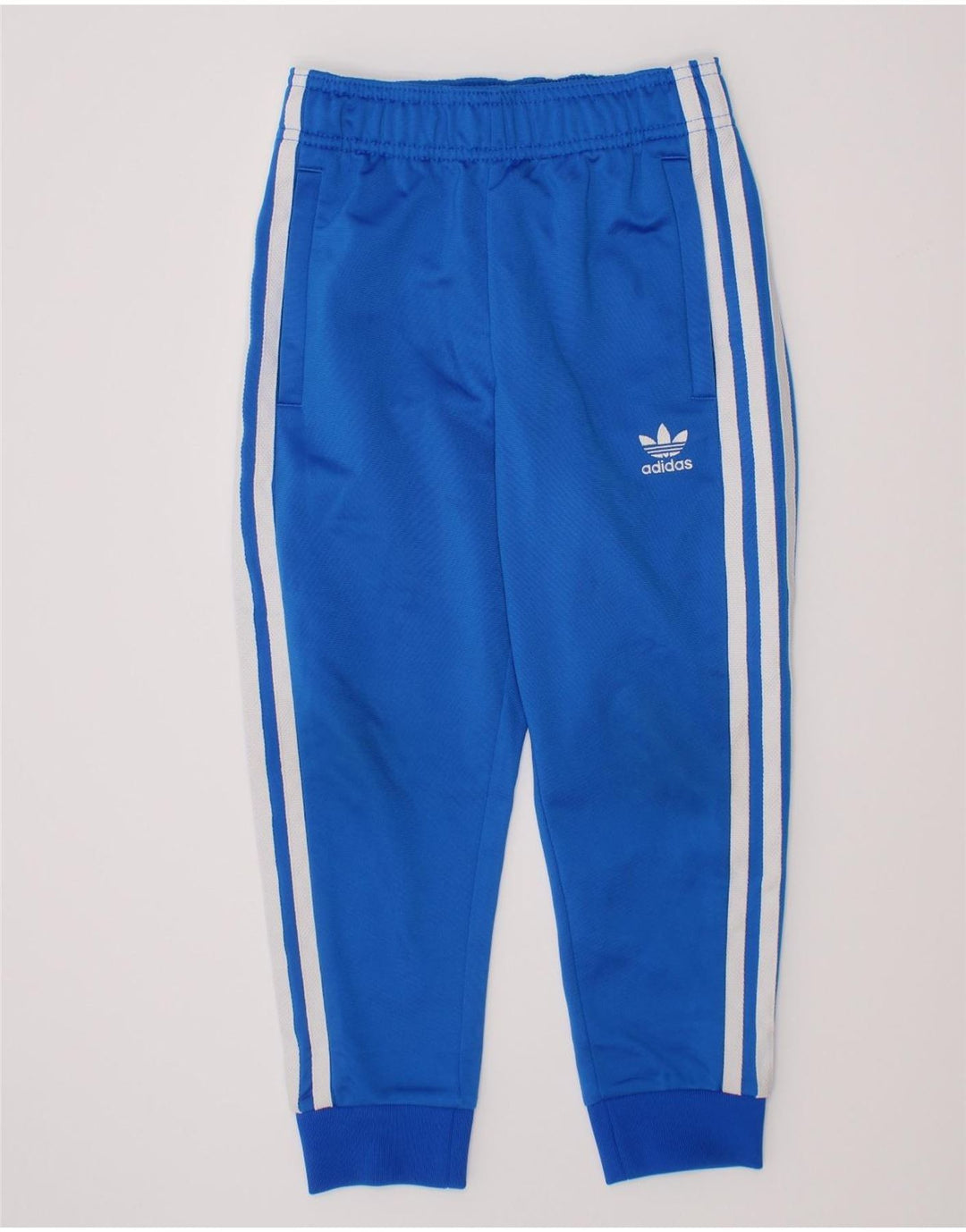Pantalon de survêtement Adidas Garçon Joggers 5-6 ans Bleu Polyester