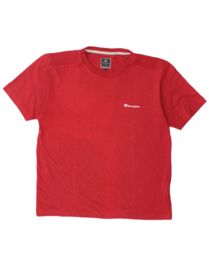 Champion T-Shirt Homme Haut Large Rouge Coton