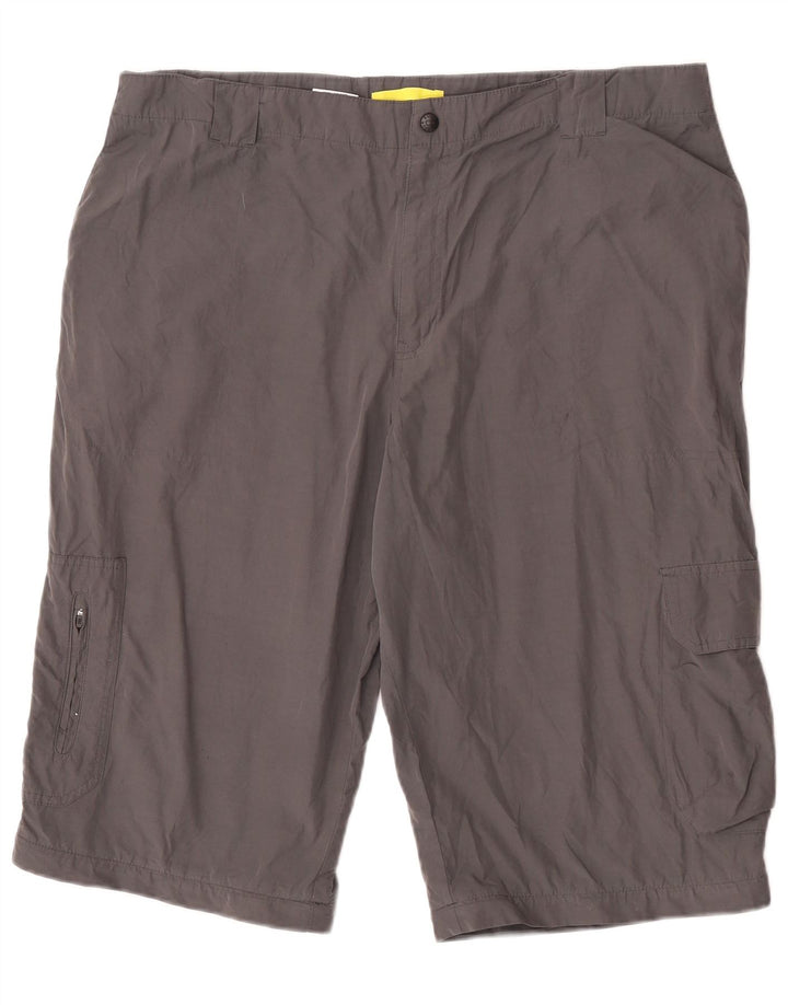 Marks & Spencer Short Cargo Blue Harbour W40 XL Homme Gris Polyamide