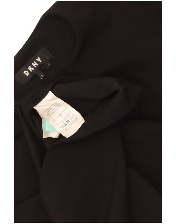 Dkny Robe fourreau à manches 3/4 pour femme US 2 XS Noir Polyester