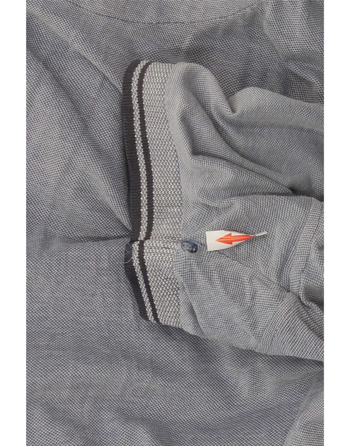 Polo Homme Refrigue Coton Bleu Moyen