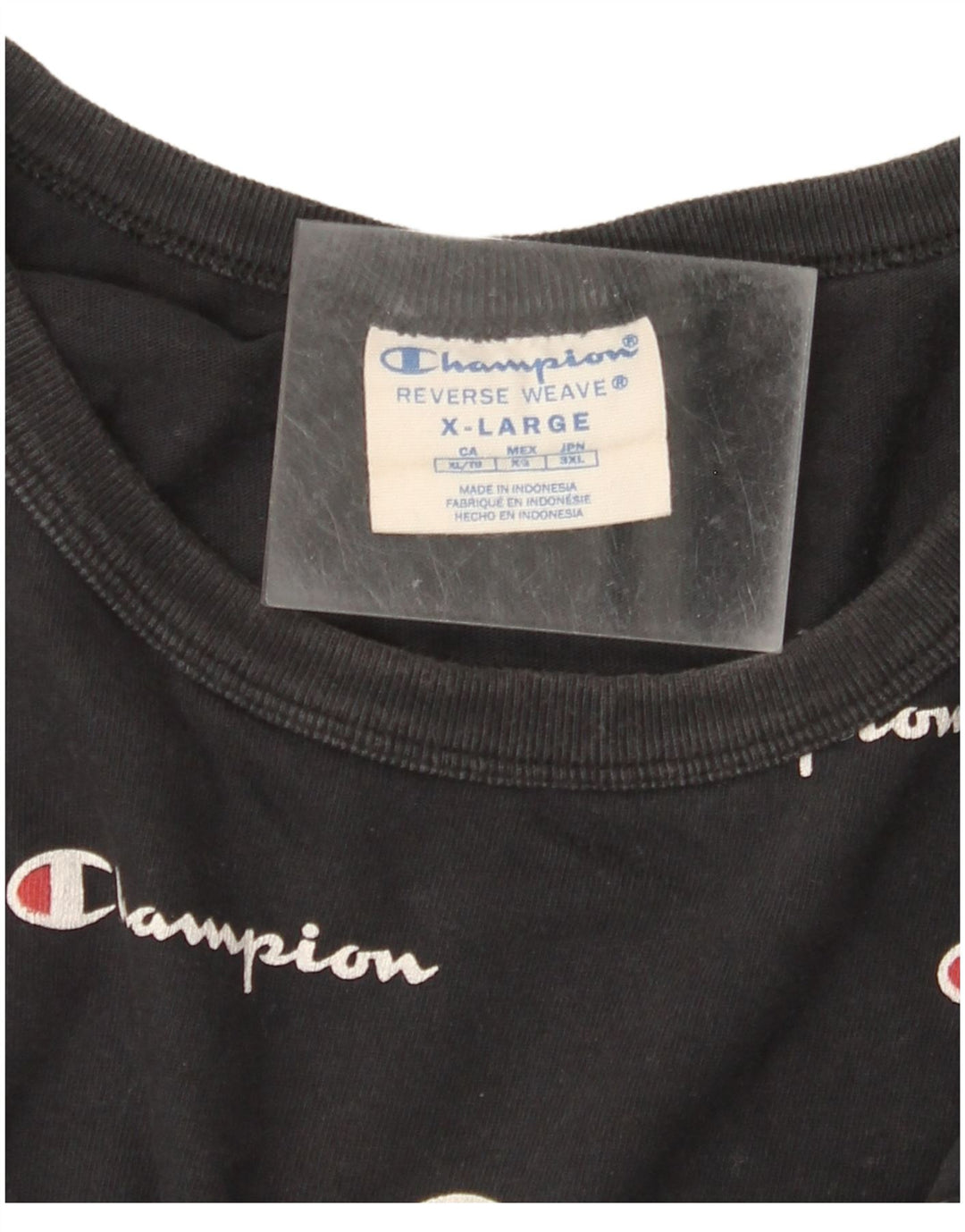 CHAMPION T-Shirt Graphique Reverse Weave Homme Noir XL