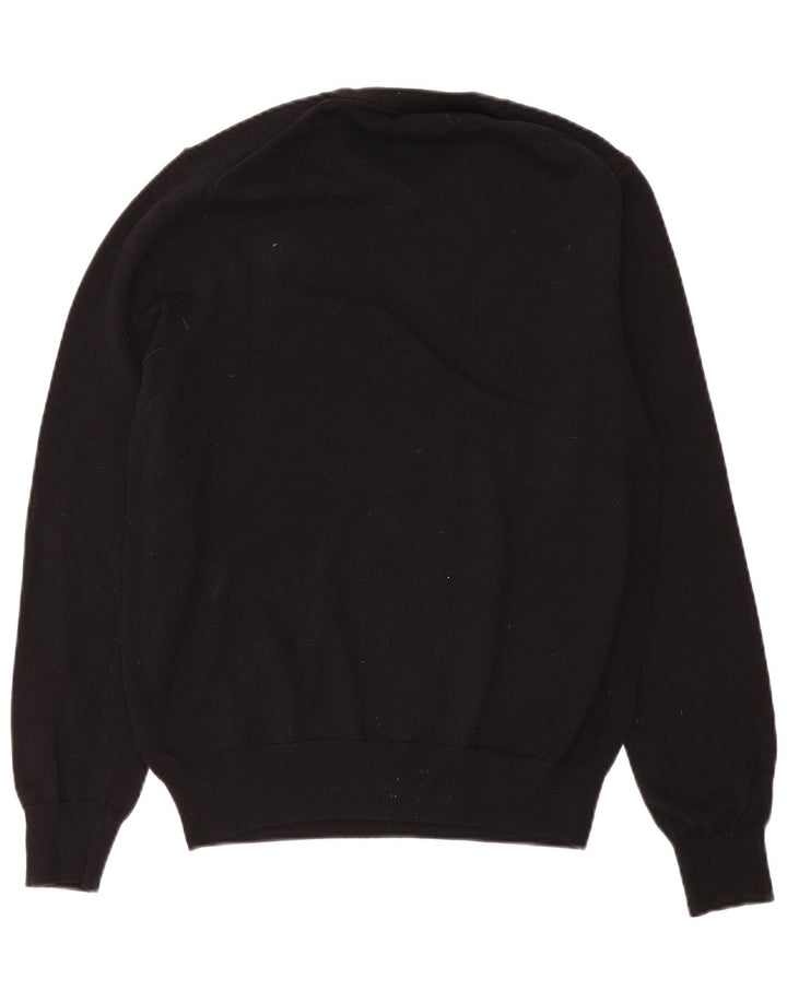 Marks & Spencer Pull à col rond pour homme en coton noir moyen