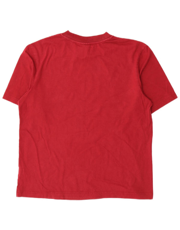 Adidas Mens Graphic T-Shirt Top Petit Rouge Coton