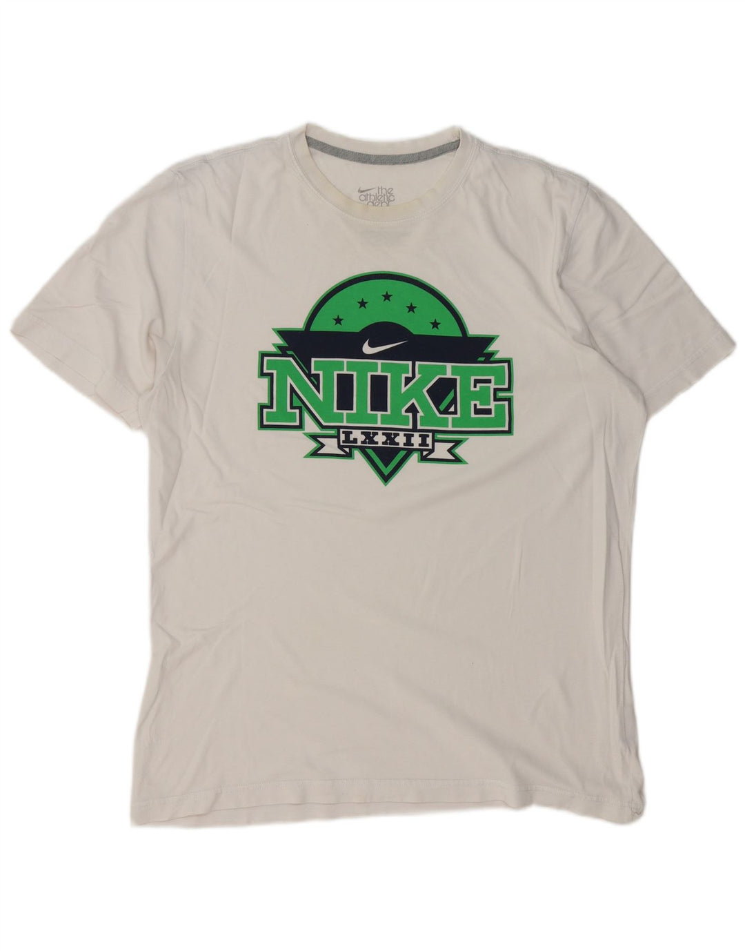 NIKE T-shirt coupe standard pour homme Coupe standard Blanc Taille L