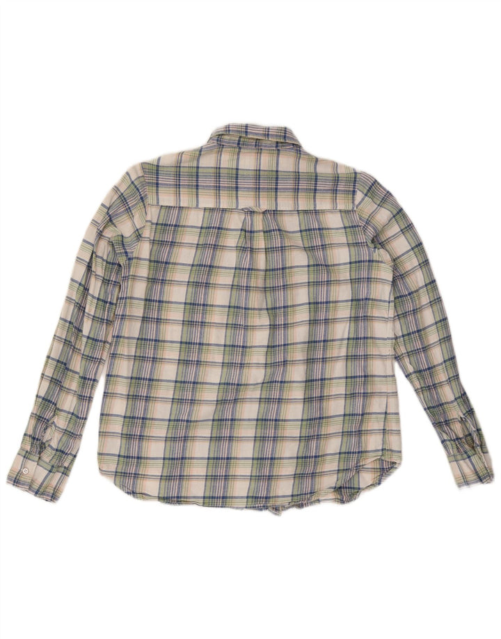 Fat Face Chemise en flanelle coupe classique pour femme UK 12 à carreaux multicolores moyens