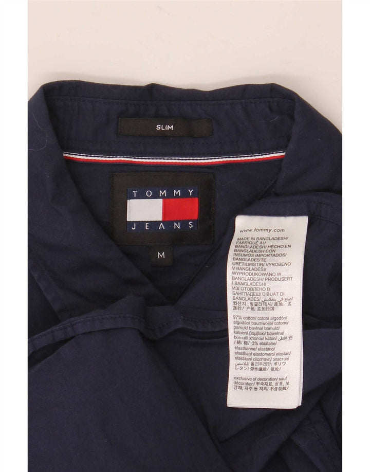 Tommy Hilfiger Chemise Slim Homme Bleu Marine Moyen Coton