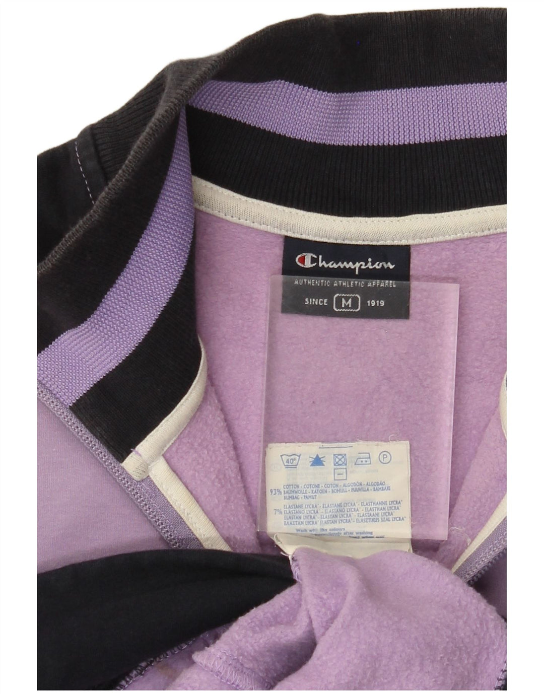 CHAMPION Veste de survêtement pour femme UK 12 Violet moyen Colourblock