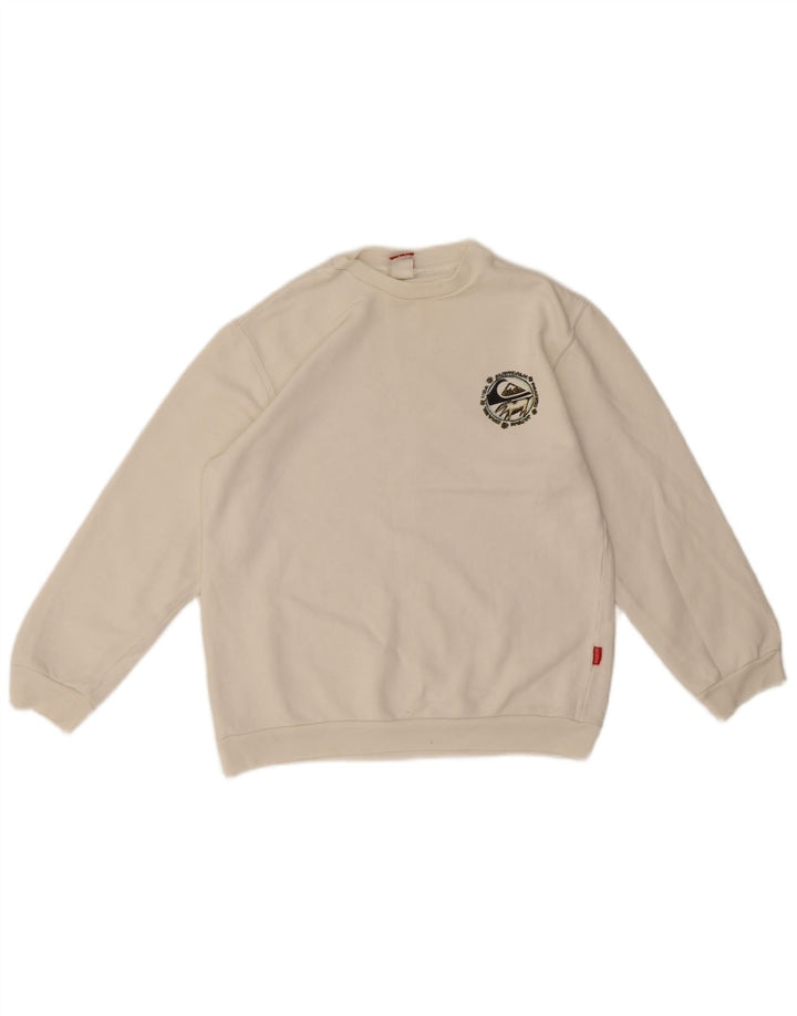 Quiksilver Sweat-shirt graphique pour garçon 11-12 ans Blanc