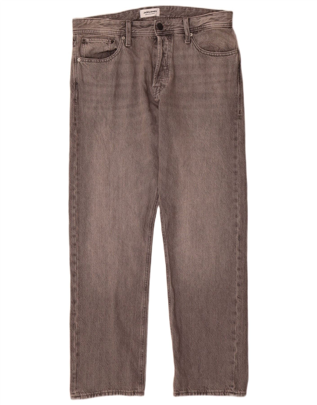 Jack & Jones Jean Slim Homme W33 L32 Gris Coton