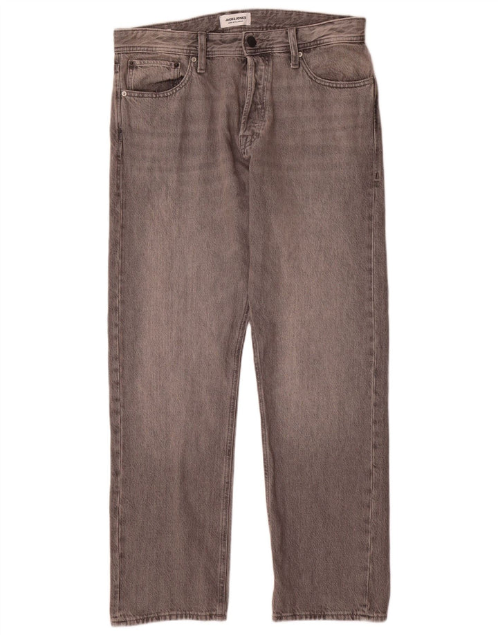 Jack & Jones Jean Slim Homme W33 L32 Gris Coton