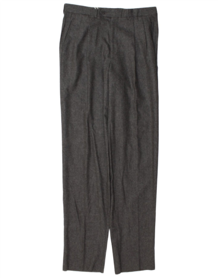 Pantalon de costume à chevilles pour hommes Basile IT 48 Medium W32 L37 laine grise