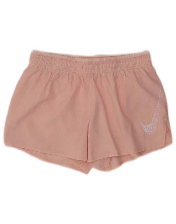 Nike Short de sport Dri Fit Graphic pour femme UK 10 Petit Rose Polyester