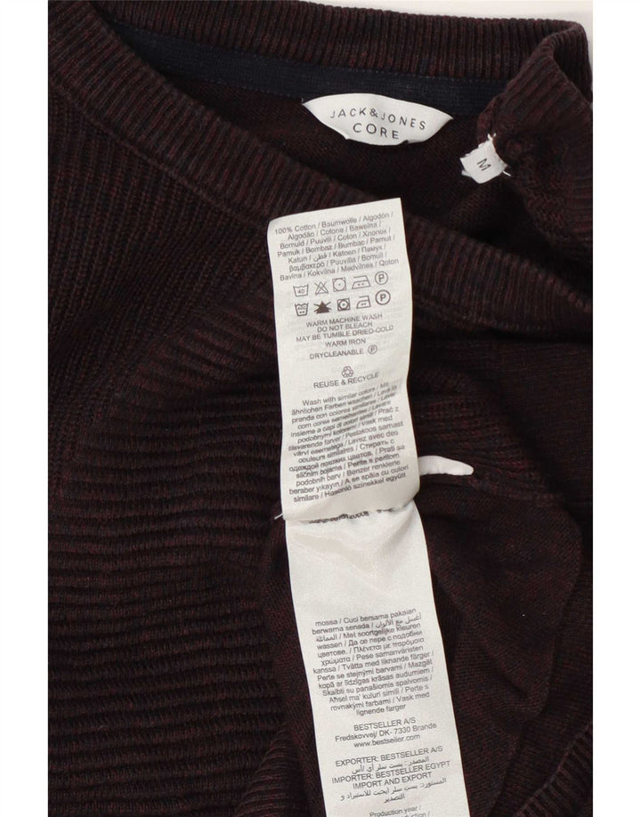 Jack & Jones Pull Core Regular Fit Boat Neck Homme Bordeaux Moyen