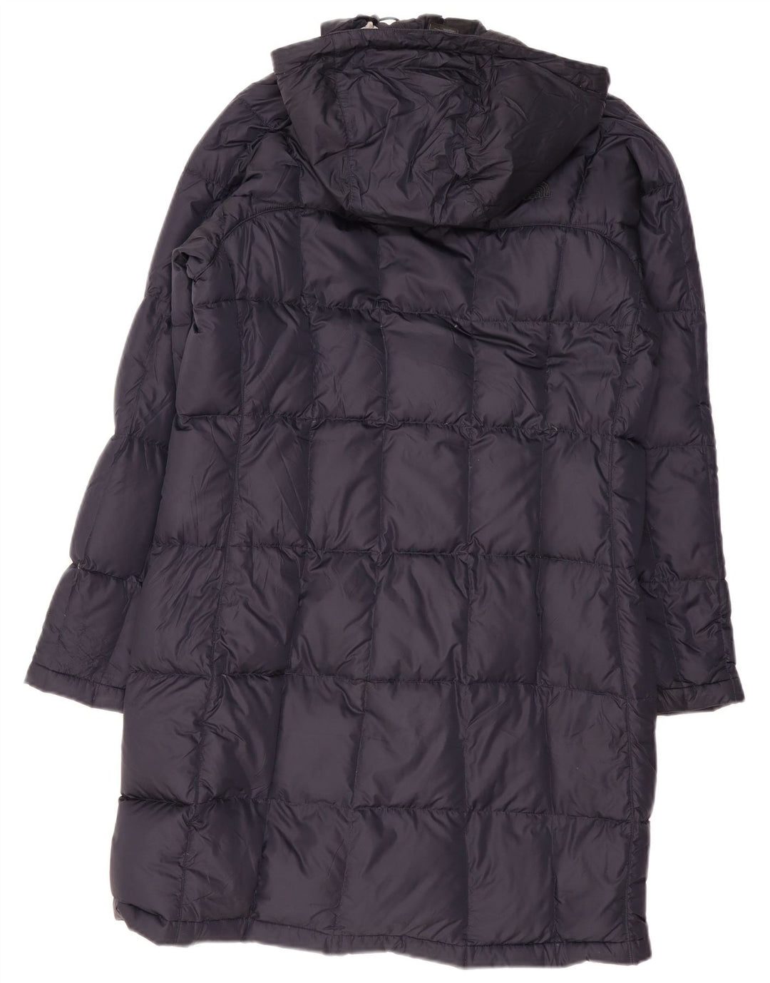 THE NORTH FACE Manteau rembourré à capuche pour femme UK 14 Polyester bleu marine moyen