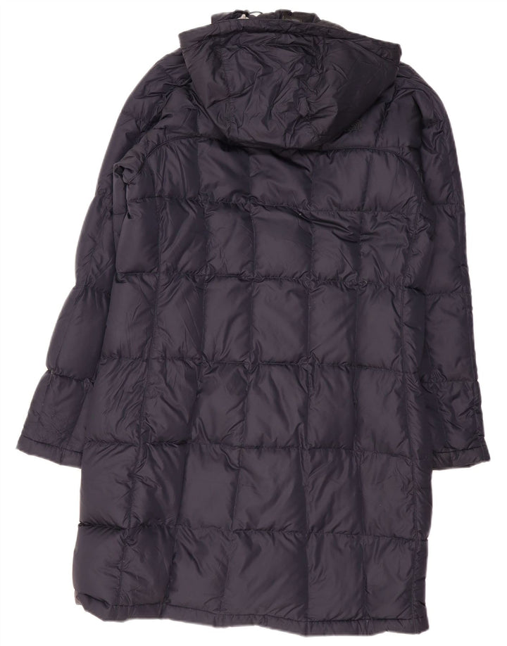 THE NORTH FACE Manteau rembourré à capuche pour femme UK 14 Polyester bleu marine moyen