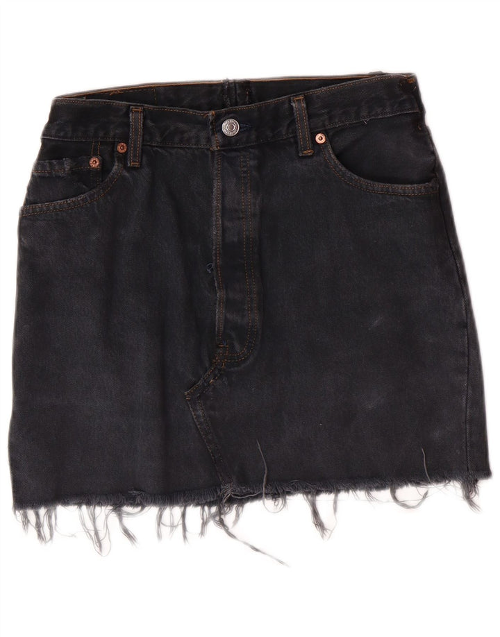 LEVI'S Jupe en Jean Femme W28 Gris Moyen