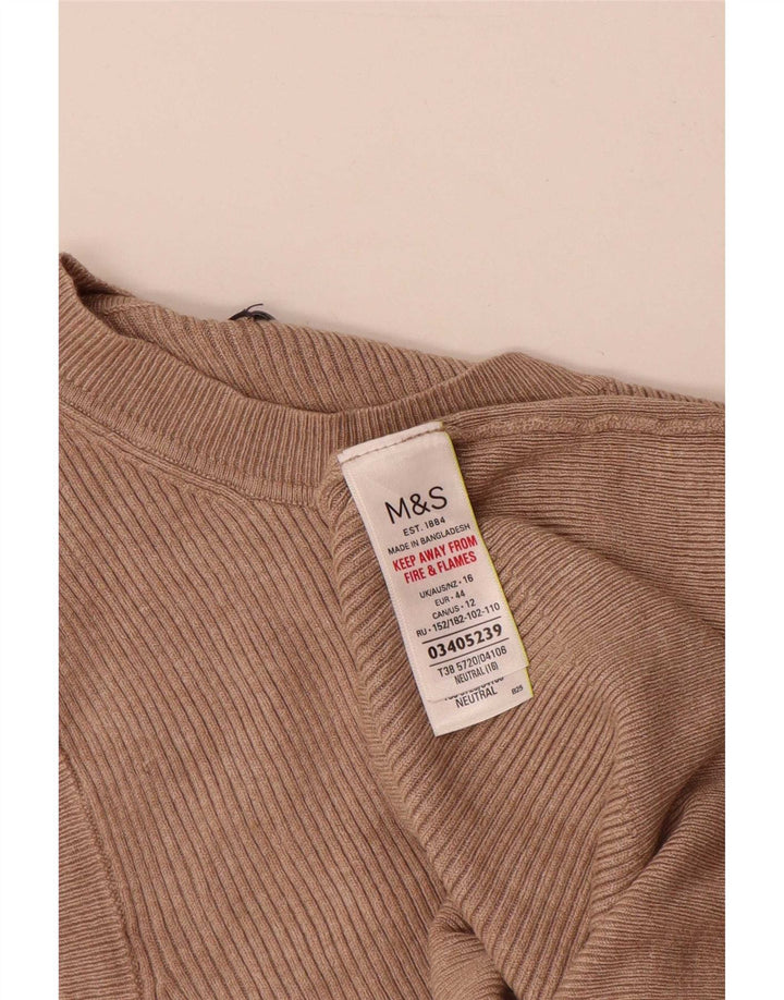 Marks & Spencer Débardeur pour femme UK 16 Large Marron Viscose