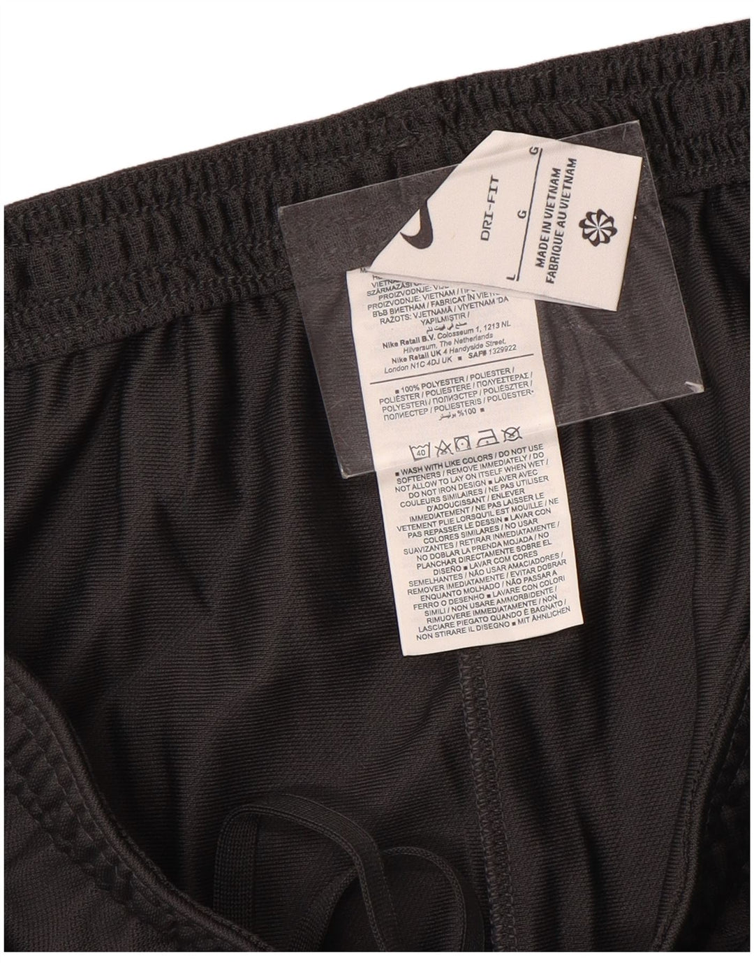 NIKE Pantalon de survêtement Dri Fit pour hommes, grand, gris, polyester