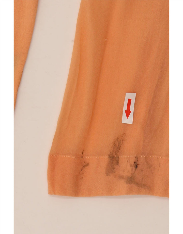 Massimo Dutti Chemisier transparent pour femme EU 40 Orange moyen