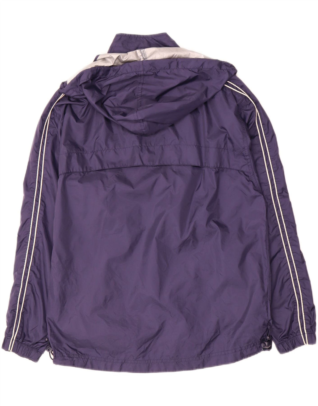Umbro Veste de pluie à capuche pour garçon 12-13 ans XL Bleu marine Nylon