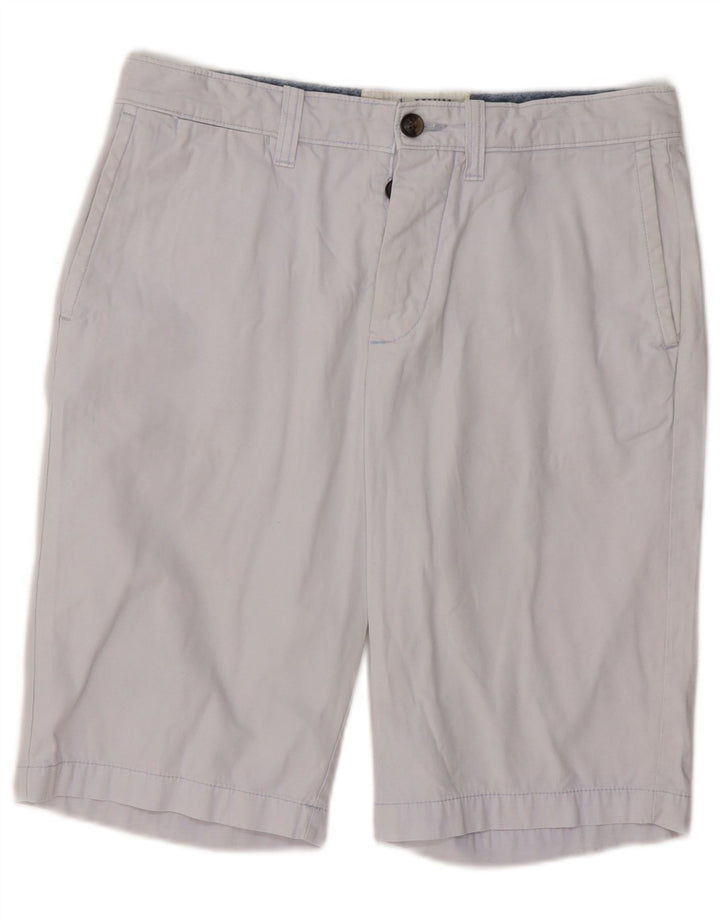 JACK WILLS Short Chino Homme W32 Bleu Moyen Coton