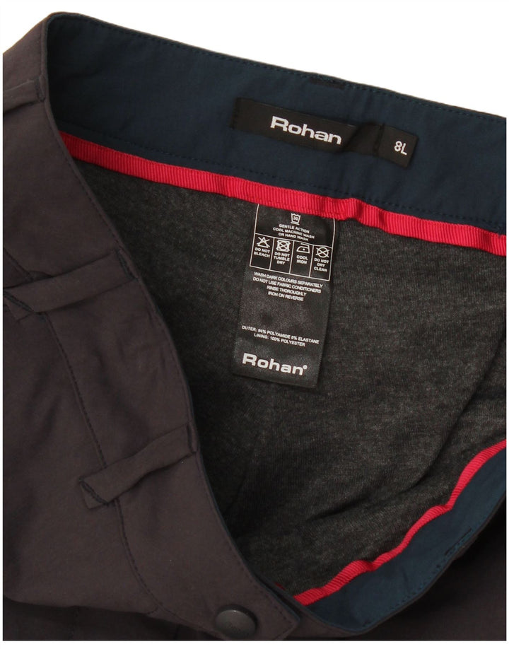 Rohan Pantalon Chino Bootcut Femme UK 8 Small W30 L33 Gris Polyamide