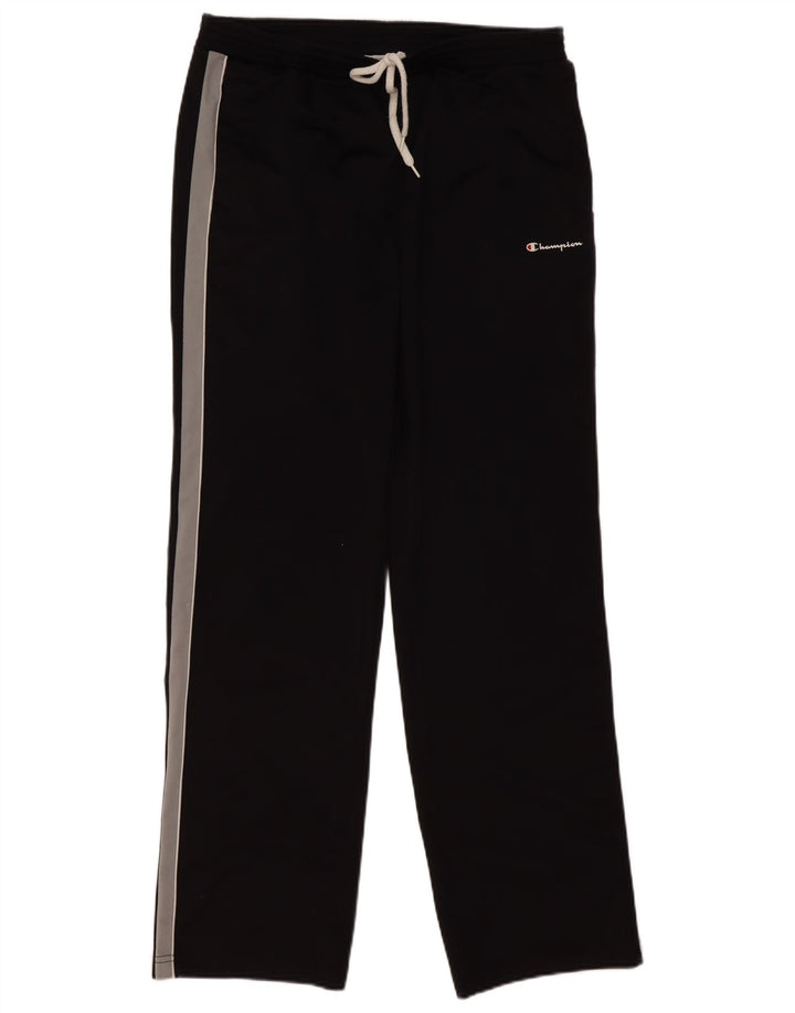 Champion Pantalon De Survêtement Homme Large Noir Colorblock Polyester