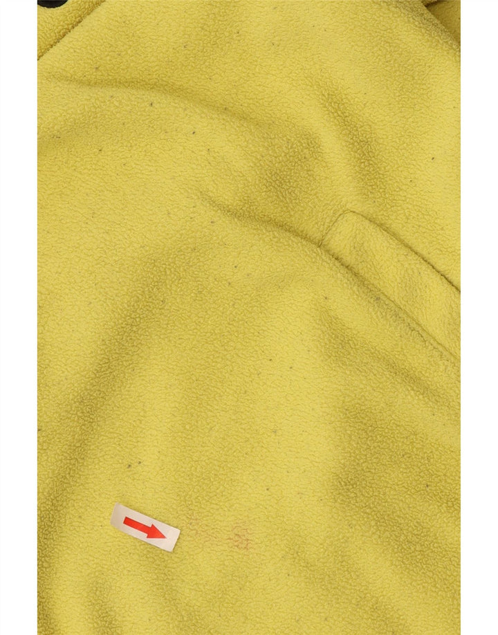 Champion Pull polaire à capuche graphique pour homme, grand jaune, polyester