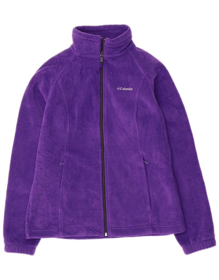 Columbia Veste Polaire Femme UK 14 Violet Moyen Polyester