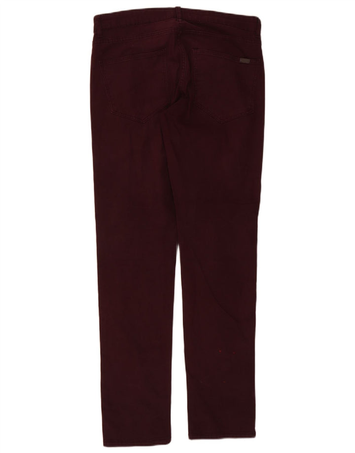 Zara Femme Jean Slim W32 L32 Bordeaux