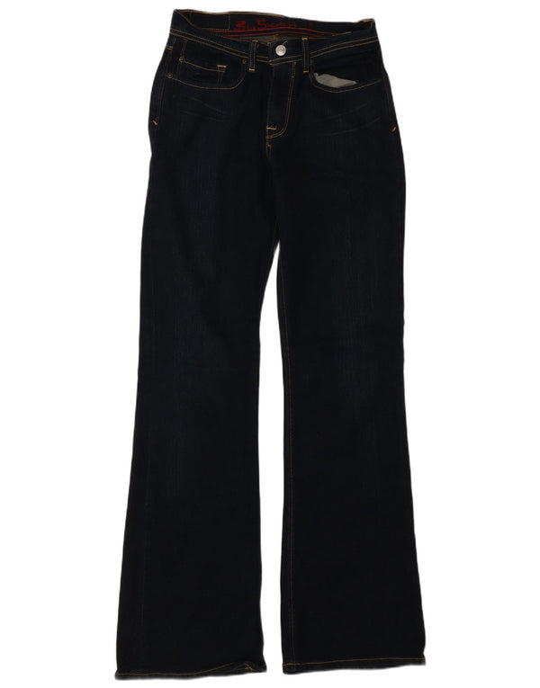 Ben Sherman Jean Bootcut Femme W28 L32 Bleu Marine Coton