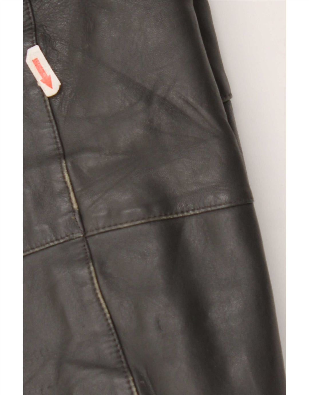 veste en cuir homme vintage UK 40 Grand Gris