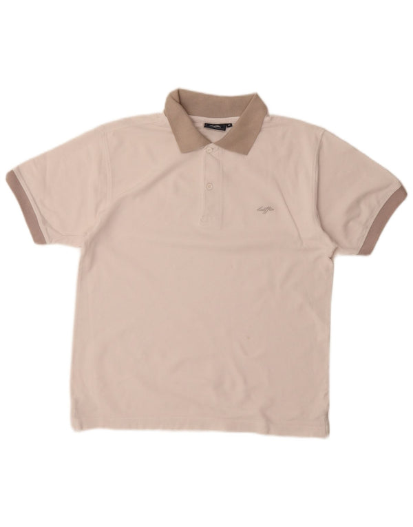 Lotto Polo Homme Blanc Moyen Colourblock