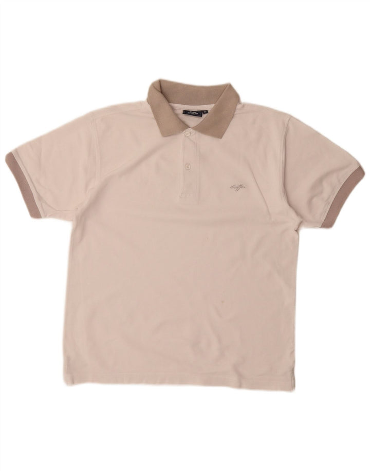 Lotto Polo Homme Blanc Moyen Colourblock