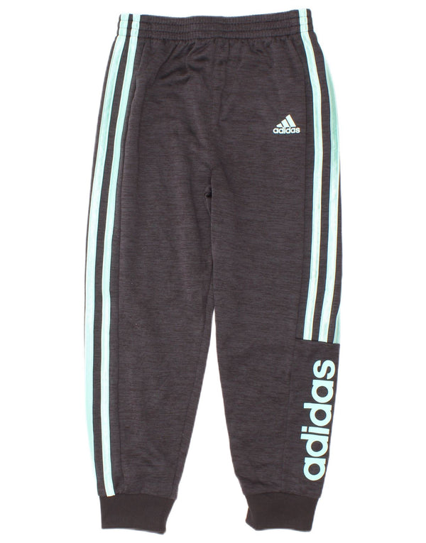 Adidas Pantalon de survêtement graphique pour garçon 5-6 ans Gris Polyester