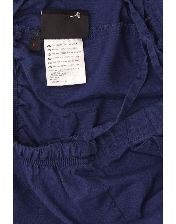 Dickies Pantalon Cargo Regular Homme Large W34 L30 Bleu Marine Polyester
