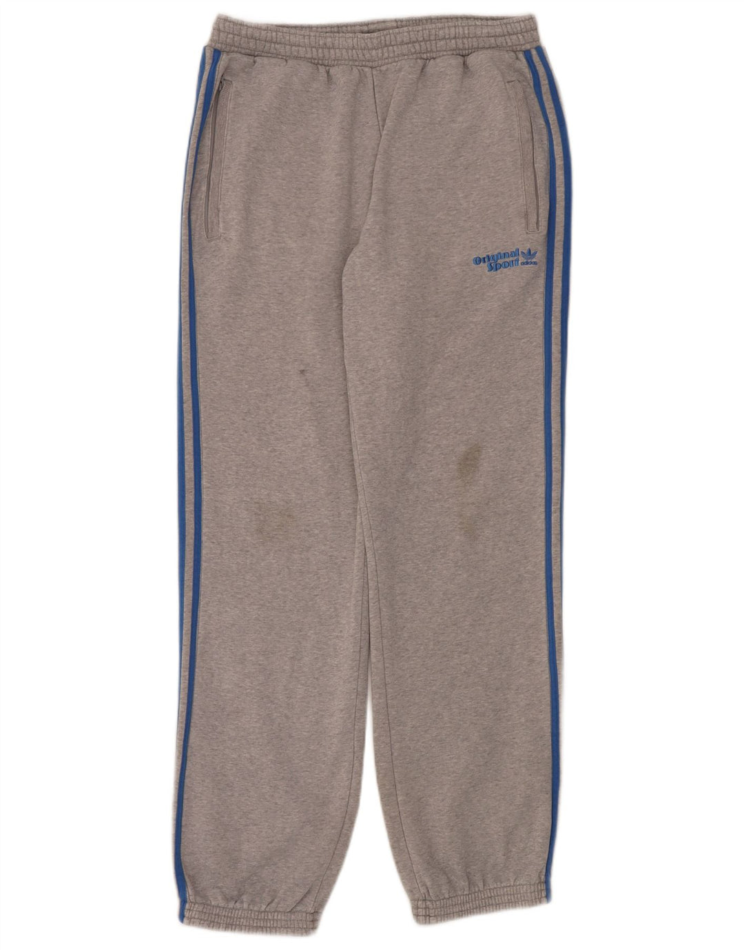 Adidas Pantalon de survêtement pour homme en coton gris moyen