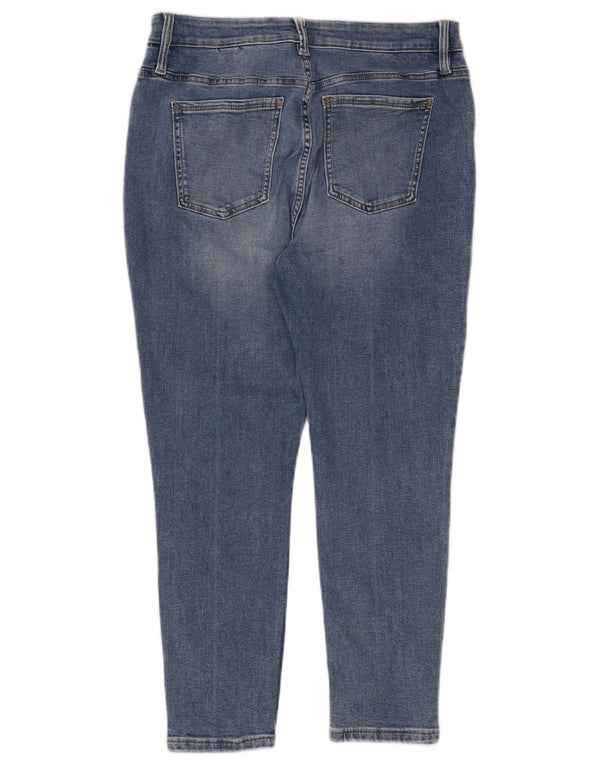 Marks & Spencer Jean skinny Per Una court pour femme UK 14 Large W30 L24 Bleu