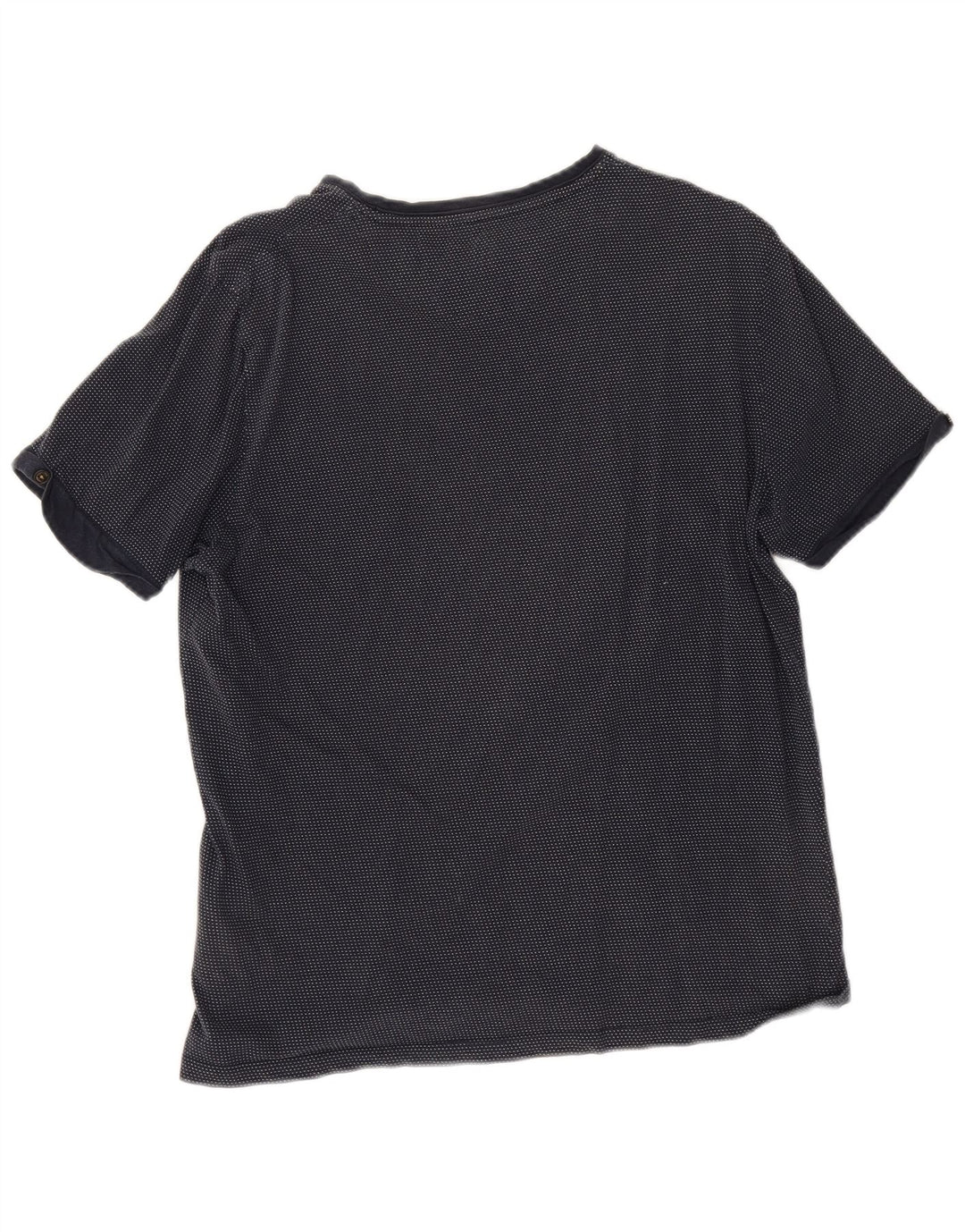 Ted Baker T-Shirt Homme Taille 4 Large Bleu Marine Coton