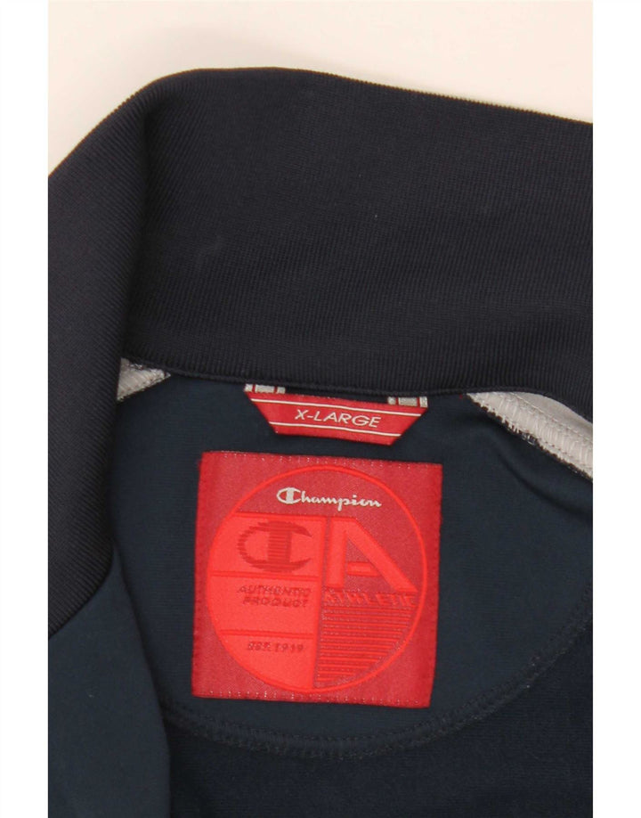 Champion Veste de survêtement pour homme XL Bleu marine Colourblock