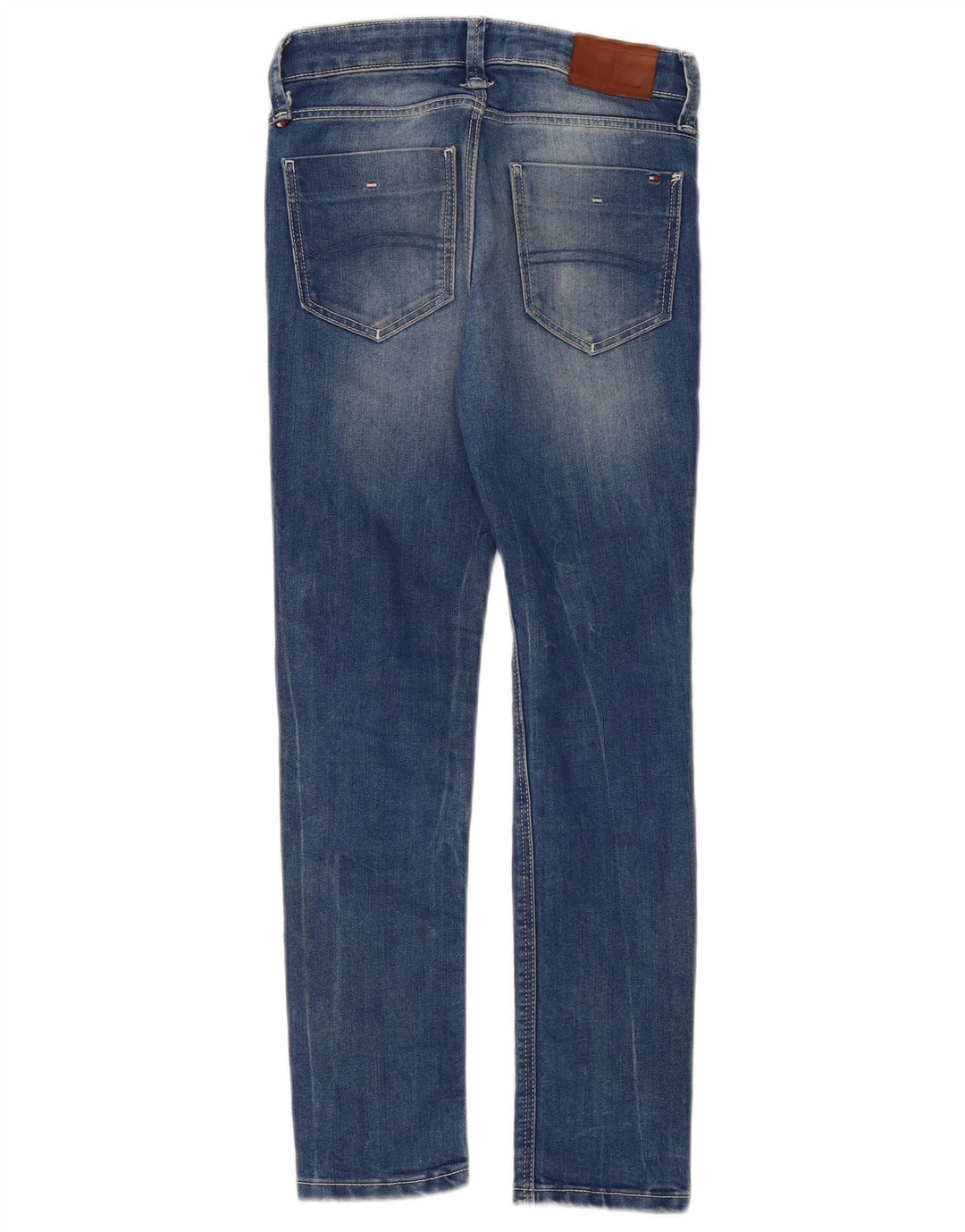 TOMMY HILFIGER Jean Slim Garçon 9-10 ans W26 L24 Bleu Coton