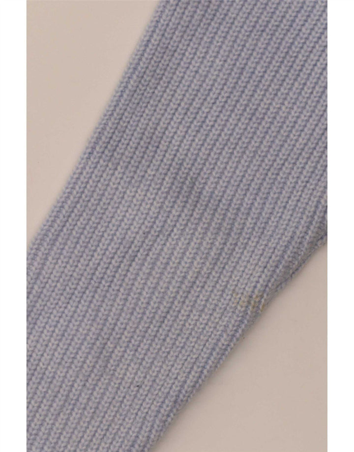 Marks & Spencer Pull à col rond pour femme UK 14 Bleu moyen Polyester