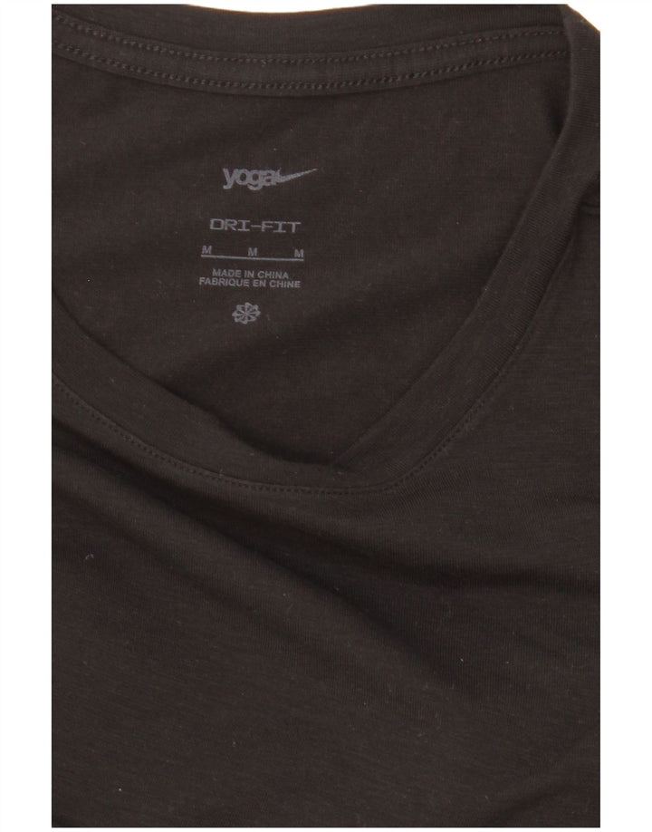 Nike Dri Fit T-shirt pour femme UK 14 Noir moyen