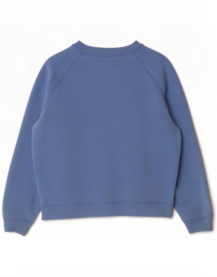 Jack Wills Sweat-shirt surdimensionné pour femme UK 12 Coton bleu moyen